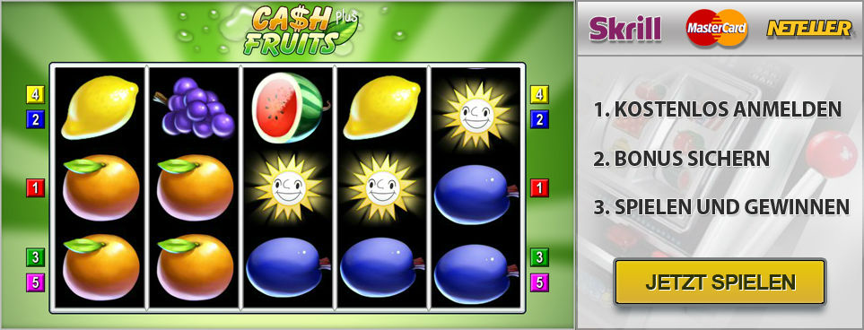 online cash fruits plus spielen